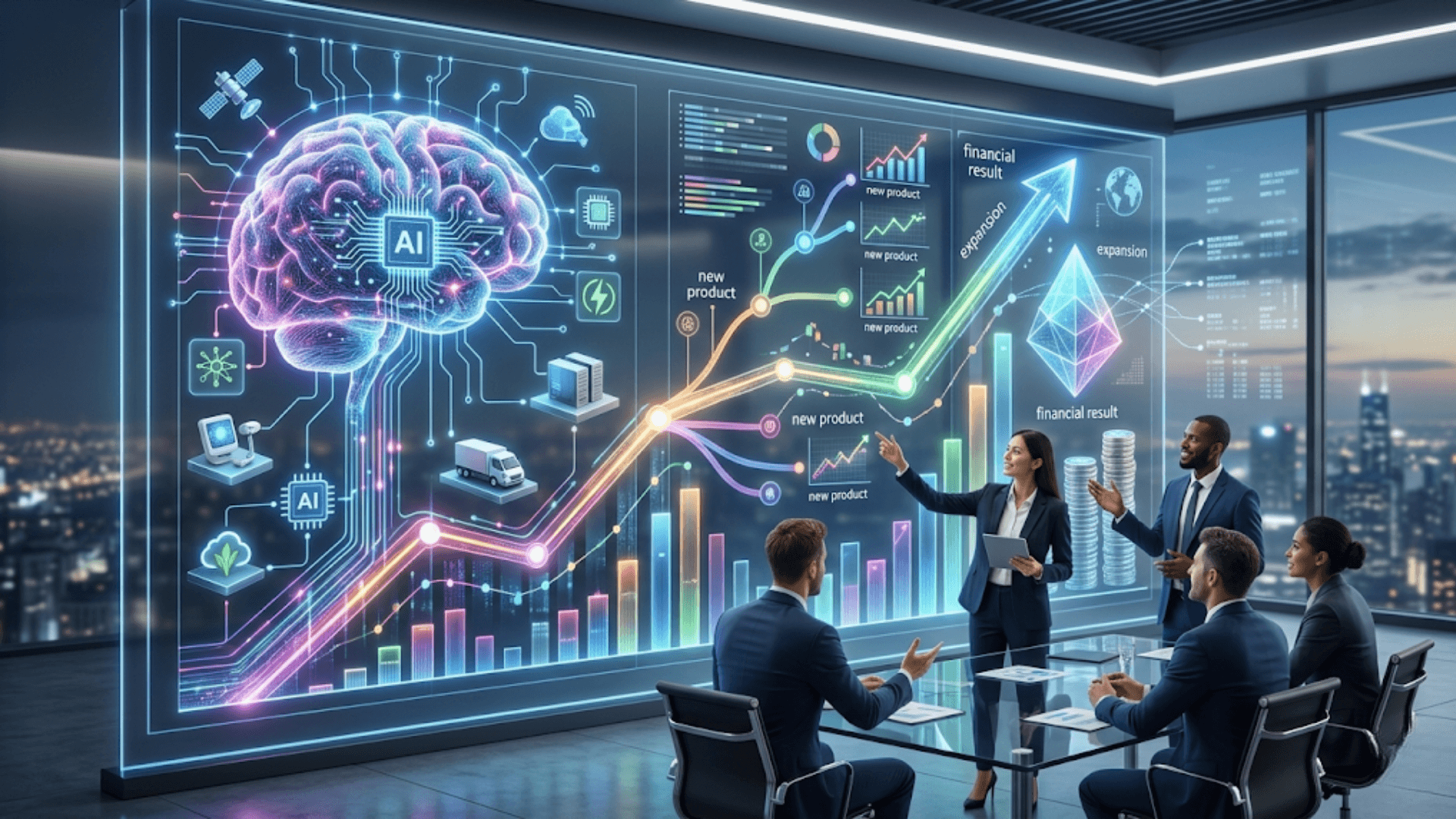 IA generativa e novos modelos de receita: como as empresas que crescem com IA pensam diferente das que só economizam