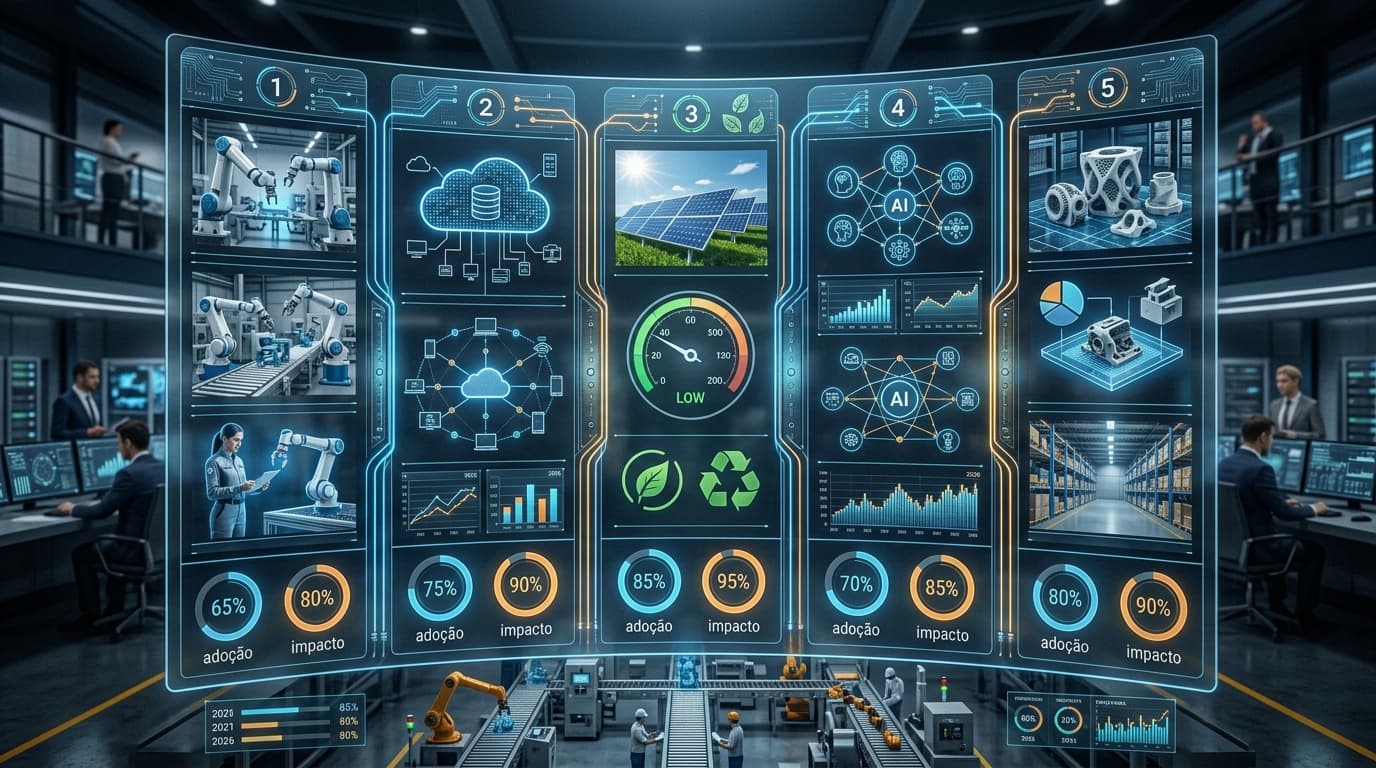 Deloitte Manufacturing Outlook 2026: as cinco tendências que vão definir a manufatura este ano